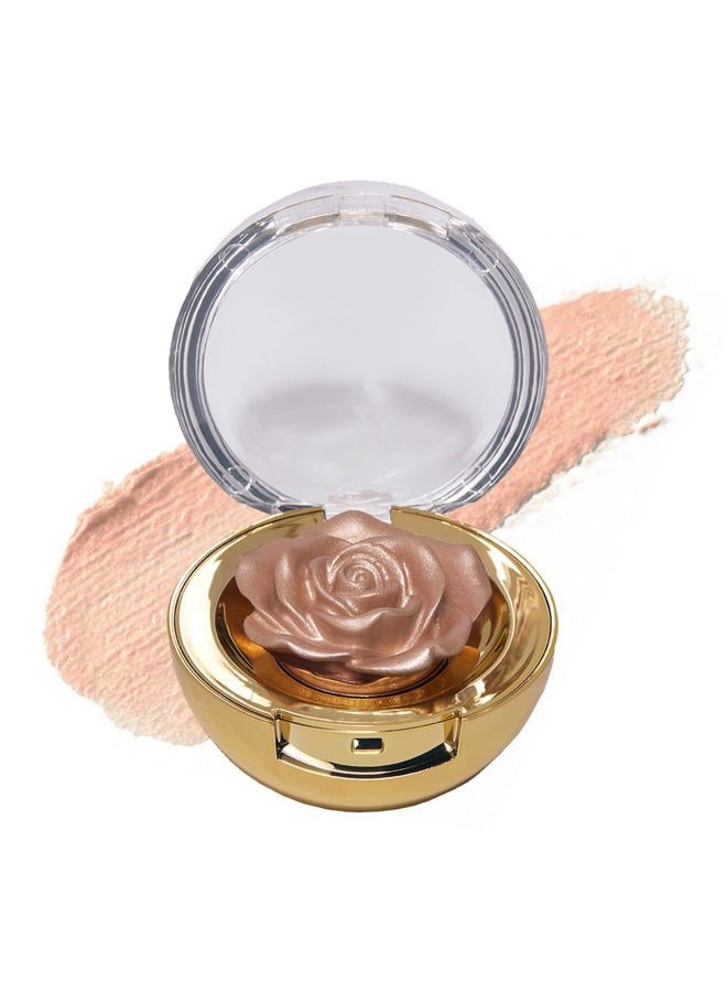 Winky Lux Cheeky Rose, Cream Highlighter with Vitamin E, Gold Highlighter, Makeup Highlighter, Champagne - Image 1
